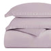 Egyptian Cotton 300 Thread Count Solid Duvet Cover Set - Lilac