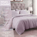 Egyptian Cotton 400 Thread Count Solid Duvet Cover Set - Lilac