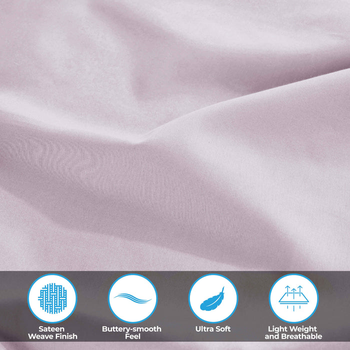 Egyptian Cotton 400 Thread Count Deep Pocket Sheet Set - Lilac