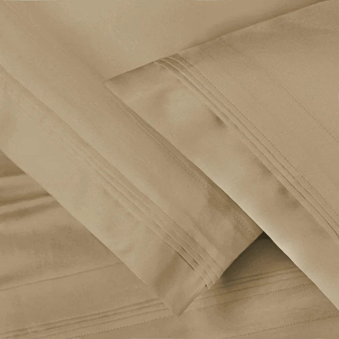 650 Thread Count Egyptian Cotton Solid Pillowcase Set - Linen