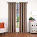 Linen-Inspired Classic Modern Blackout Curtain Set - Acorn