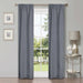 Linen-Inspired Classic Modern Blackout Curtain Set - Charcoal