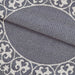 Boho Mandala Cotton Blend Woven Jacquard Bedspread Set - Denim Blue