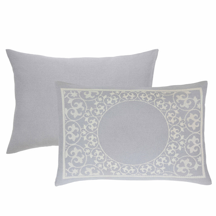 Boho Mandala Cotton Blend Woven Jacquard Bedspread Set - Slate Blue