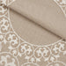 Boho Mandala Cotton Blend Woven Jacquard Bedspread Set - Taupe