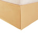 Wimberton 100% Brushed Microfiber Bed Skirt with a 15" Drop Length and Inverted Box Pleats - Gold