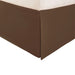Wimberton 100% Brushed Microfiber Bed Skirt with a 15" Drop Length and Inverted Box Pleats - Mocha
