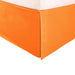 Wimberton 100% Brushed Microfiber Bed Skirt with a 15" Drop Length and Inverted Box Pleats - Orange