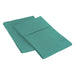 2 Piece Microfiber Wrinkle Resistant Solid Pillowcase Set - Teal