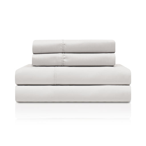Newton Rayon from Bamboo Microfiber Blend Solid Sheet Set - Chrome