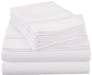 4-Piece Sheet Set With 2-Line Embroidery, Duvets covers OR Pillowcases - WHite