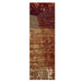 Mabel Abstract Contemporary Indoor Area Rug or Runner - Brown/Rust