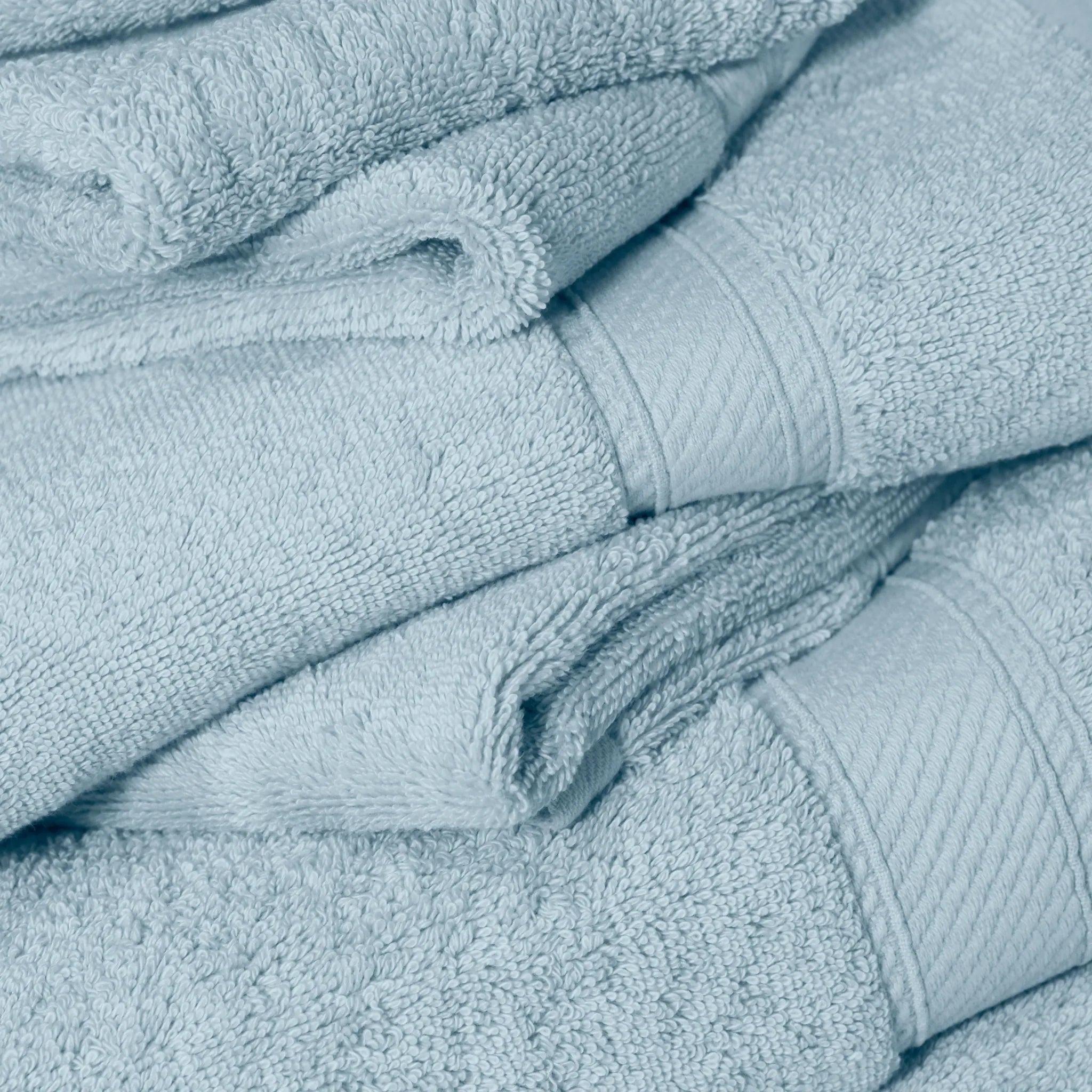 Egyptian Cotton Pile Plush Heavyweight Soft 4 Piece Bath Towel Set