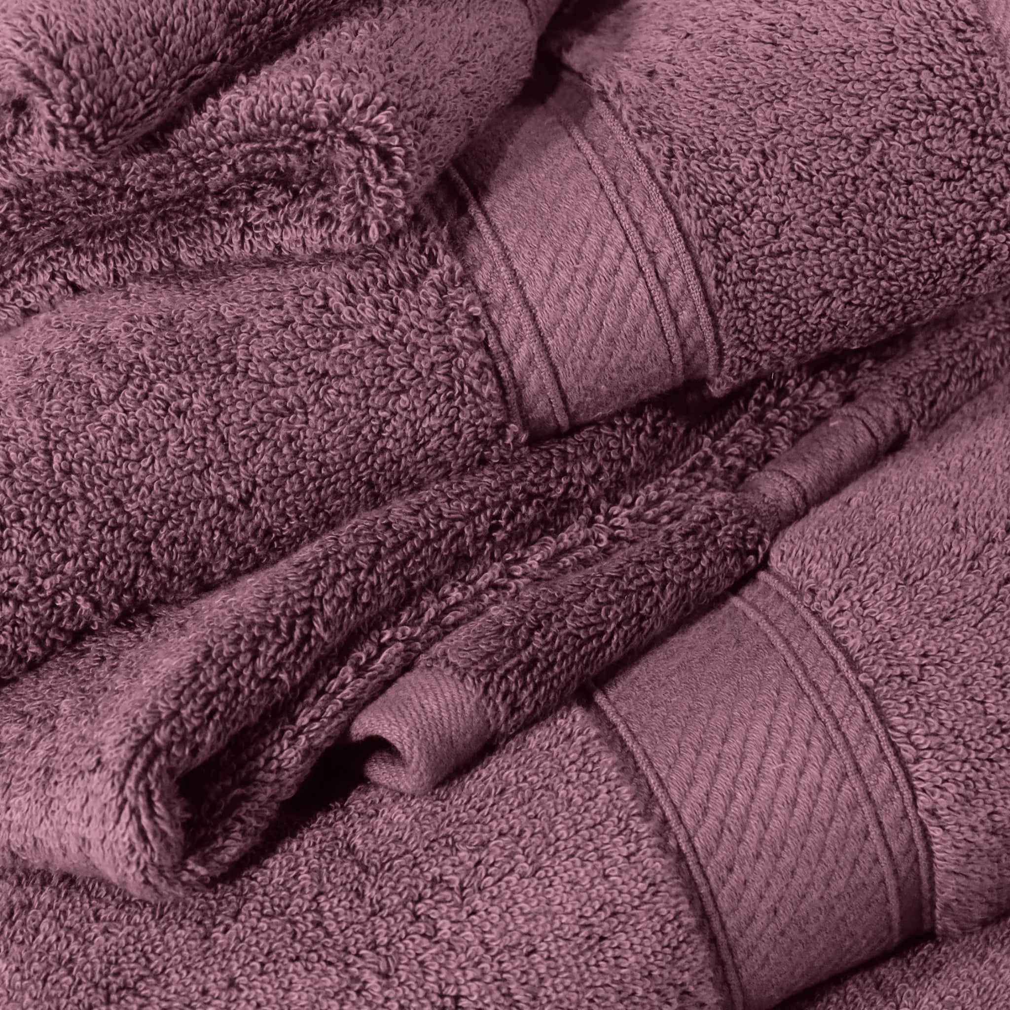 Egyptian Cotton Pile Plush Heavyweight Soft 4 Piece Bath Towel Set