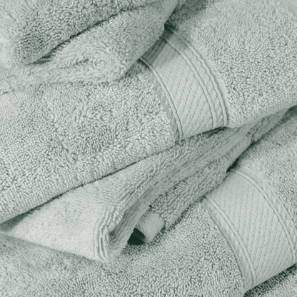 Egyptian Cotton Pile Plush Heavyweight Soft 4 Piece Bath Towel Set