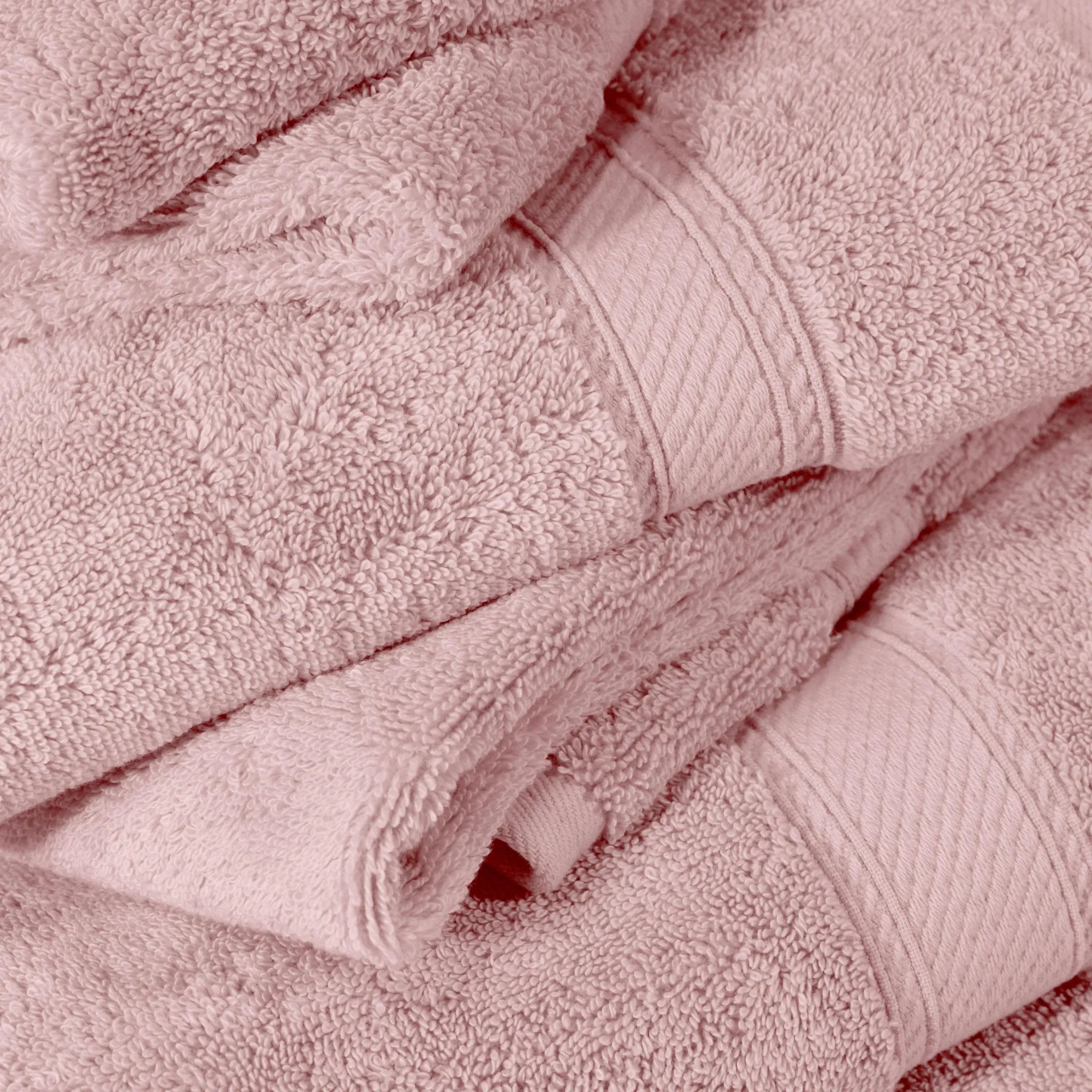Egyptian Cotton Pile Plush Heavyweight Soft 4 Piece Bath Towel Set