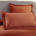 Basket Weave Matelasse Cotton Bedspread Set -  Mandarin