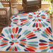 Marigold Oversized Floral Indoor Outdoor Area Rug - Multicolor