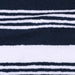 Maui Striped Cotton Oversized Cotton 2 Piece Beach Towel - Blue