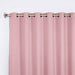 Solid Machine Washable Room Darkening Blackout Curtains, Set of 2 - MauveChalk