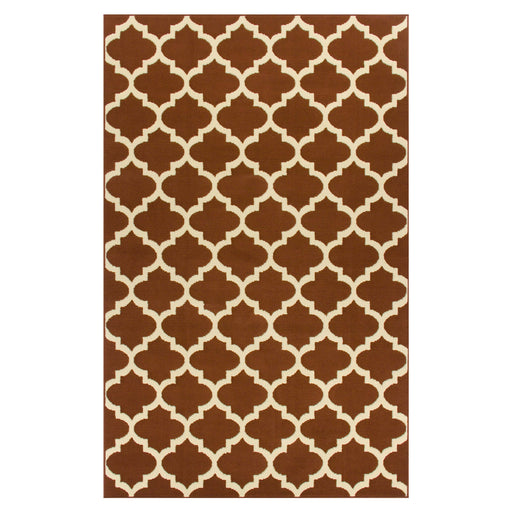 Modern Quatrefoil Geometric Trellis Indoor Area Rug - Meranti