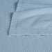 All-Season Chevron Cotton Bed Blanket & Sofa Throw - Light Blue