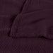 All-Season Chevron Cotton Bed Blanket & Sofa Throw - Plum