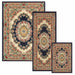 Tayana Floral Medallion Ornamental Floral Area Rug - MidnightBlue