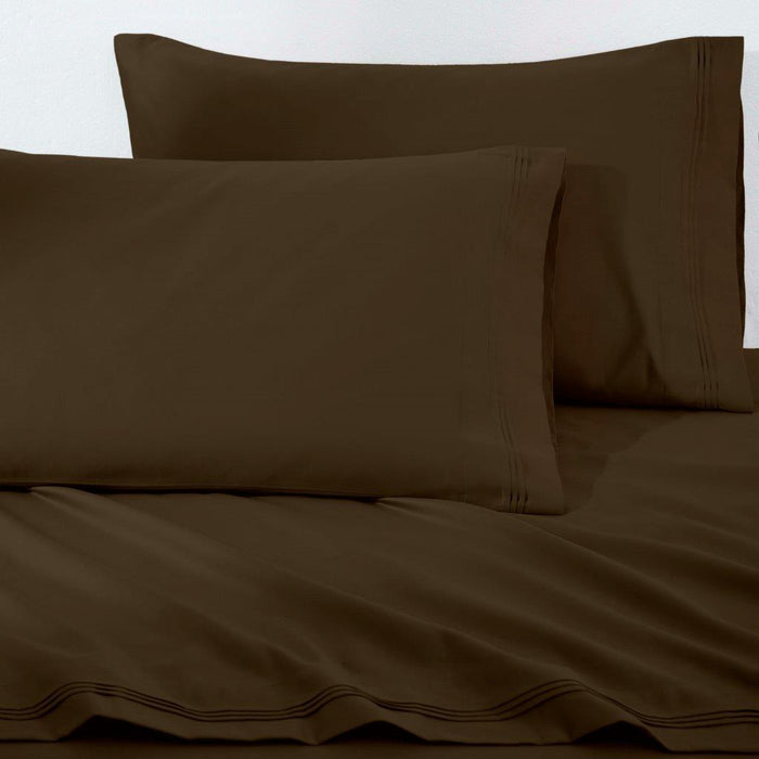 1500 Thread Count Egyptian Cotton Solid  2 Piece Pillowcase Set