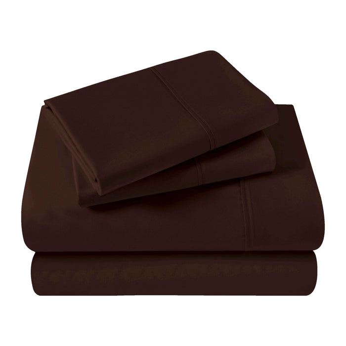 Egyptian Cotton 400 Thread Count Deep Pocket Sheet Set - Mocha