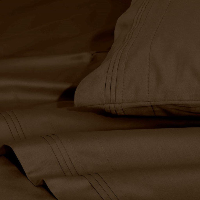 1500 Thread Count Egyptian Cotton Solid  2 Piece Pillowcase Set