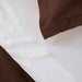 Egyptian Cotton 400 Thread Count Solid Duvet Cover Set - Mocha