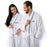 Cotton Adult Unisex White Embroidered Highly Absorbent Fluffy Bathrobe