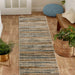 Montauk Striped Pastel Indoor Area Rug - Gold