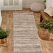 Montauk Striped Pastel Indoor Area Rug - Grey