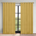 Solid Machine Washable Room Darkening Blackout Curtains, Set of 2 - MustardYellow