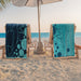 Mystic Dolphin Cotton Oversized 4 Piece Beach Towel Set - Teal