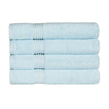 Heritage Egyptian Cotton Solid Bath Towel Set of 4 - Blue Nile Mills