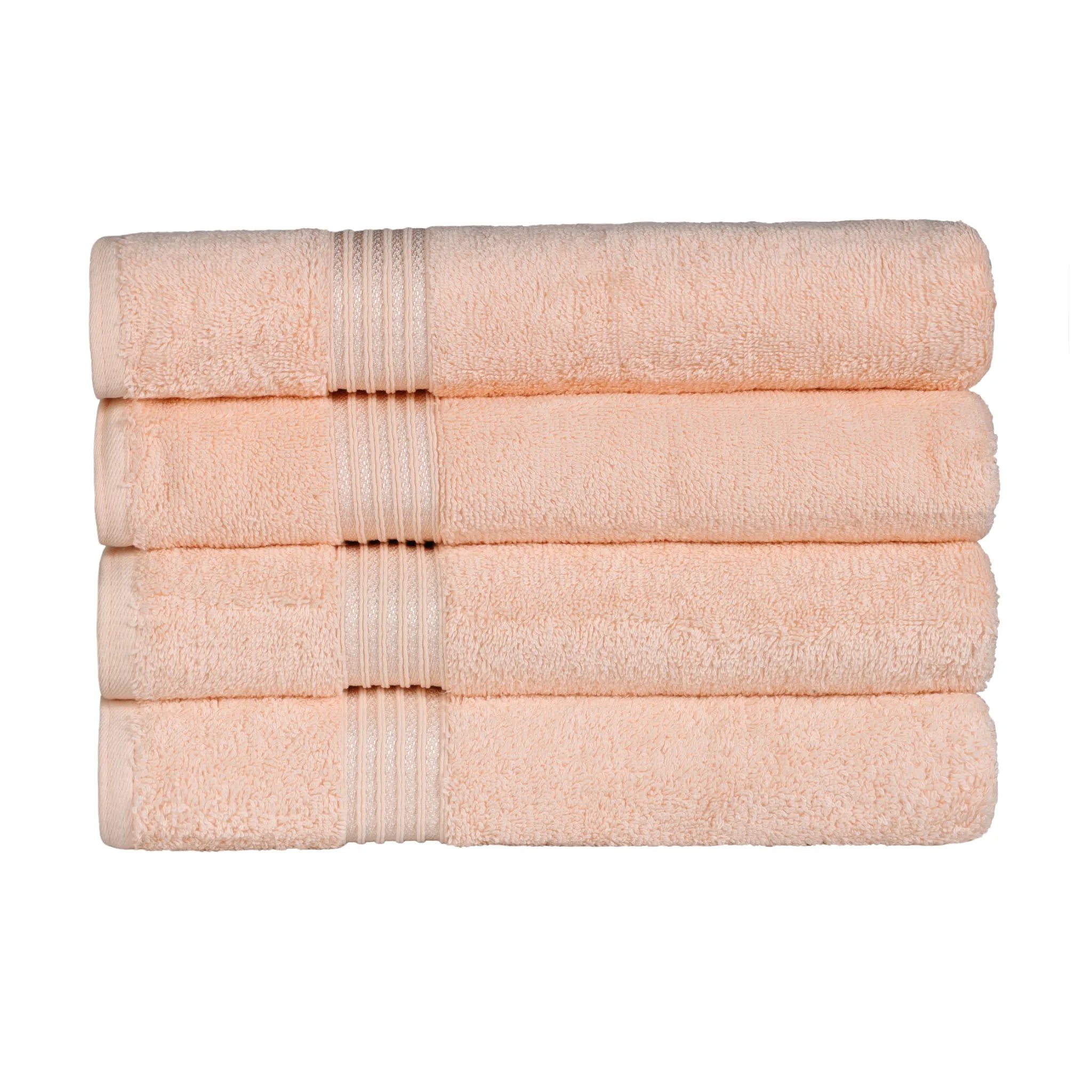Heritage Egyptian Cotton Solid Bath Towel Set of 4 - Blue Nile Mills