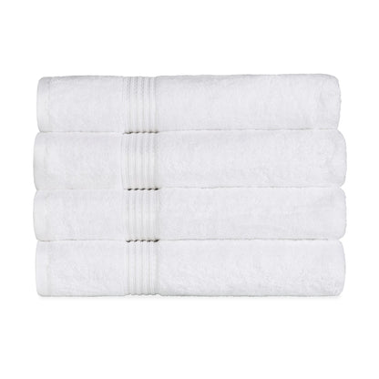 Heritage Egyptian Cotton Solid Bath Towel Set of 4 - Blue Nile Mills