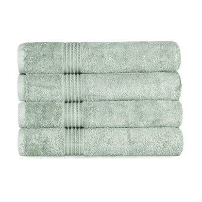 Heritage Egyptian Cotton Solid Bath Towel Set of 4 - Blue Nile Mills