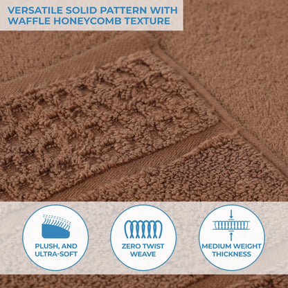 Superior Napa Cotton Absorbent Medium Weight Bath Towels, Set of 2
