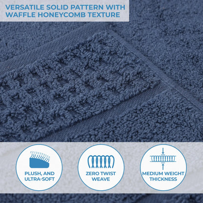 Superior Napa Cotton Absorbent Medium Weight Bath Towels, Set of 2