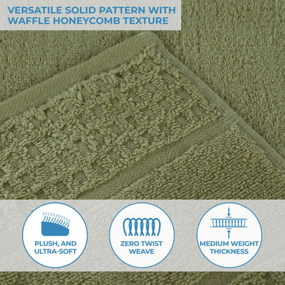 Superior Napa Cotton Absorbent Medium Weight Bath Towels, Set of 2