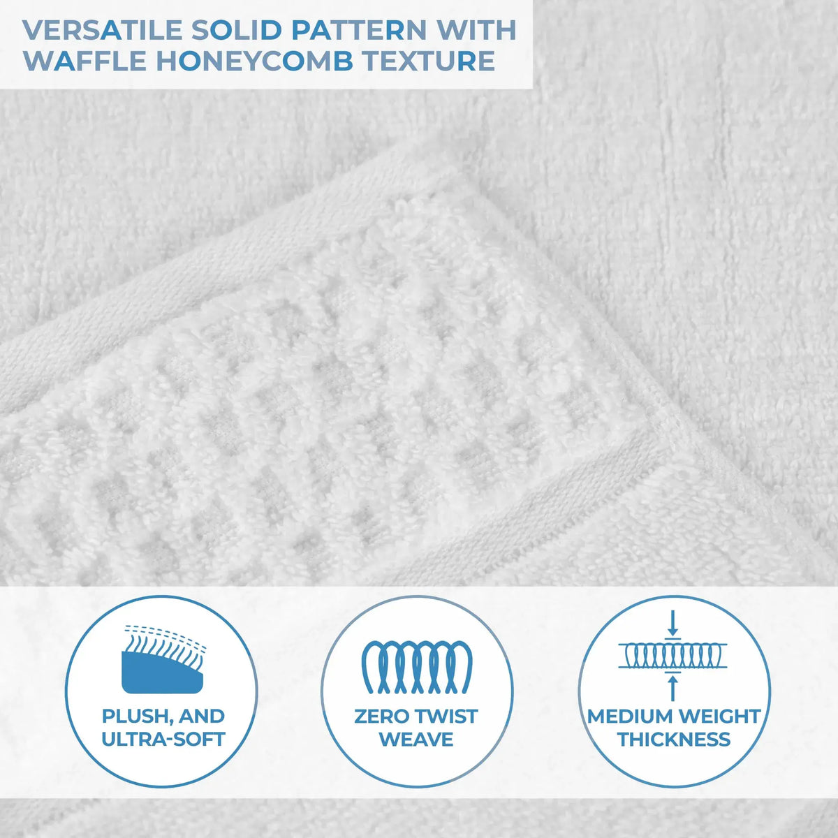 Superior Napa Cotton Absorbent Medium Weight Bath Towels, Set of 2
