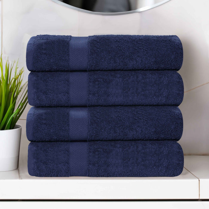 Franklin Cotton Eco Friendly 4 Piece Bath Towel Set