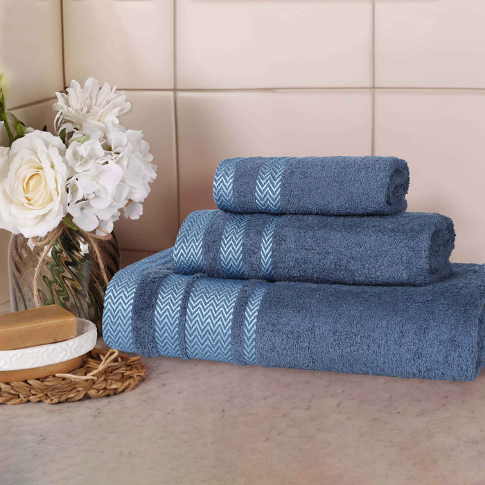 Hays Cotton Medium Weight 3 Piece Towel Set