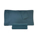 300 Thread Count Cotton Percale Solid Pillowcase Set - Navy Blue