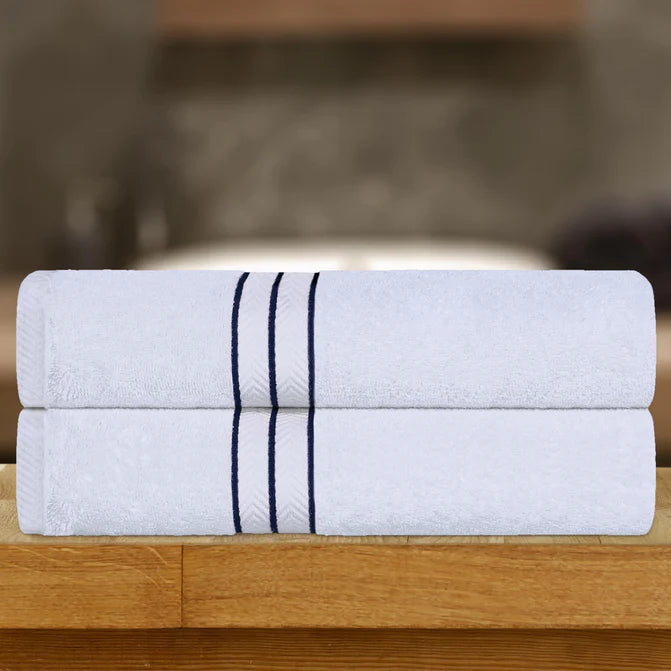 Turkish Cotton Ultra-Plush Solid 2-Piece Highly Absorbent Bath Sheet Set