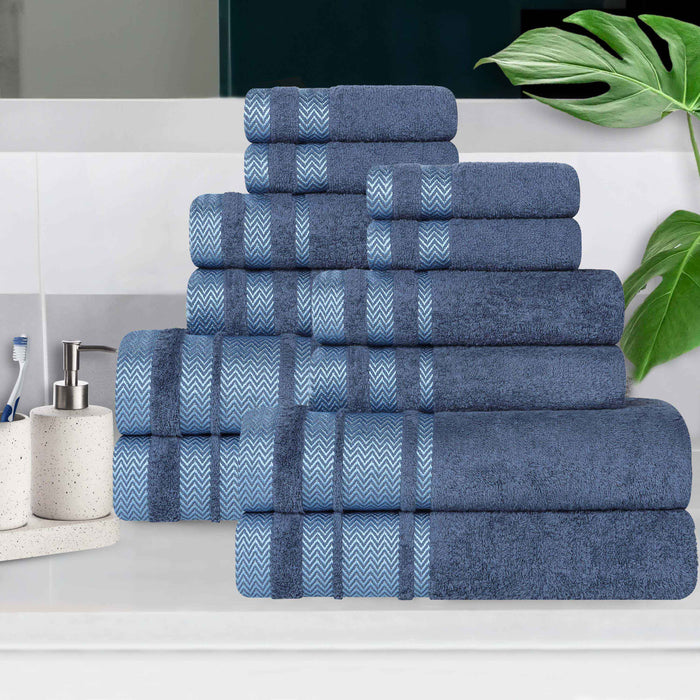 Hays Cotton Medium Weight 12 Piece Towel Set